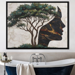 Majestic Silhouette Beneath Branches - NicheCanvas