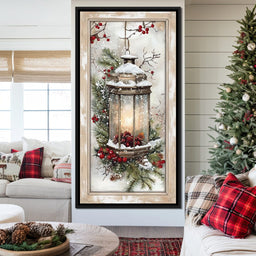 Lantern Glow Winter Enchantment - NicheCanvas
