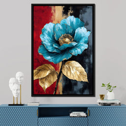 Golden Blossom Radiance - NicheCanvas