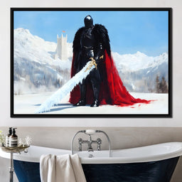 Guardian of Frostbound Realms - NicheCanvas