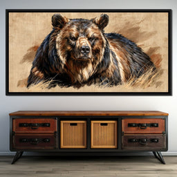 Guardian of the Wild Highlands - NicheCanvas