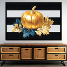 Golden Pumpkin Luxe Harvest - NicheCanvas