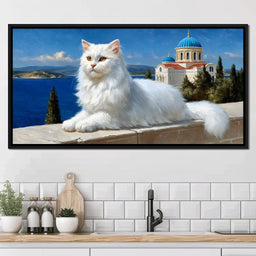 White Guardian of Aegean - NicheCanvas