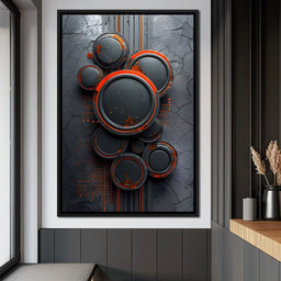 Colorful Modern Art 066 - Johanjjf - NicheCanvas