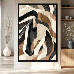 Stallion Earth and Shadow - NicheCanvas
