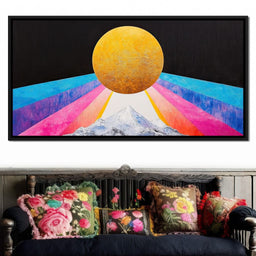 Golden Horizon Radiance - NicheCanvas