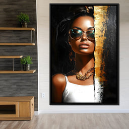 Golden Radiance Encounter - NicheCanvas