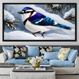 Winter Plume Tranquility - NicheCanvas