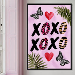 Wild Safari Love XOXO Paradise - NicheCanvas