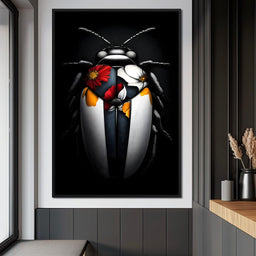 Beneath Floral Wings - NicheCanvas