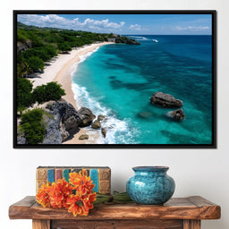 Ocean's Embrace Tranquility - NicheCanvas
