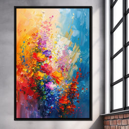 Impasto Bloom - Tooples Art - NicheCanvas