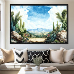 Desert Vista Dreams Alive - NicheCanvas