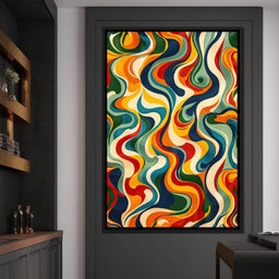 Vibrant Harmony Flow - NicheCanvas