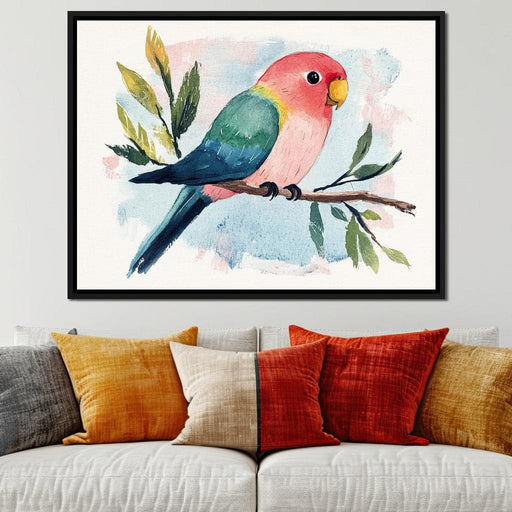 Tropical Branch Retreat Canvas Print