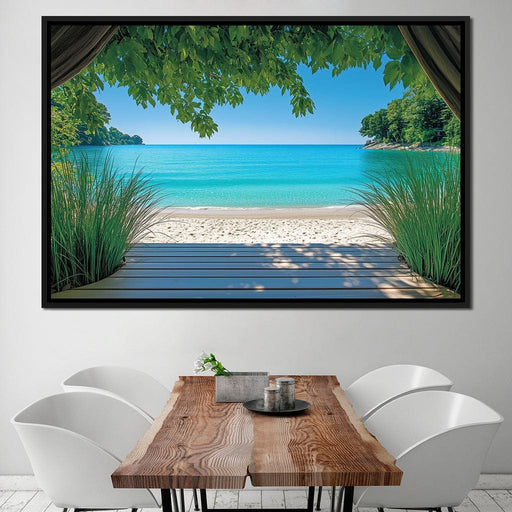 Tropical Tranquil Escape Canvas Print