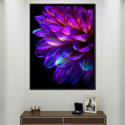 Electric Violet Petal Reverie - NicheCanvas