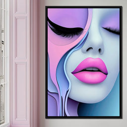 Lush Lips & Liquid Dreams - TooplesArt - NicheCanvas