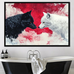 Standoff of the Wolves - NicheCanvas