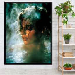 Steam Kiss Above Quiet Waters - NicheCanvas