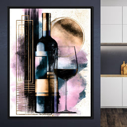 Still Life With Gold And Grape - NicheCanvas
