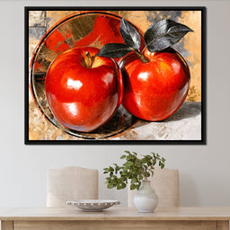 Forbidden Harvest On Gilded Plate - NicheCanvas