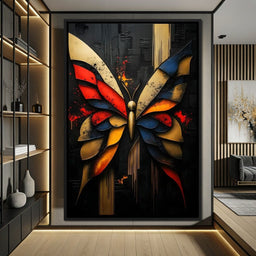 Butterfly Radiance Symphony - NicheCanvas