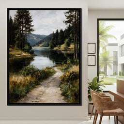 Pine Valley River Pathway - NicheCanvas