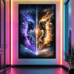 Dual Entities Of The Expanding Void - NicheCanvas