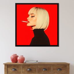 Enjoy a Unfiltered Cigarette - NicheCanvas