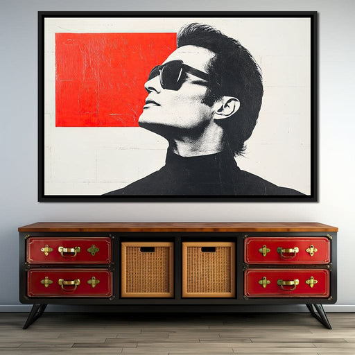 Visionary Contrast of Bold Tones Canvas Print