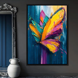 Vibrant Wings of Fantasy - NicheCanvas