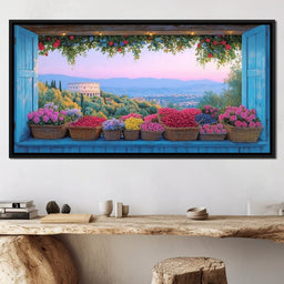 Tuscan Garden Splendor Vista - NicheCanvas
