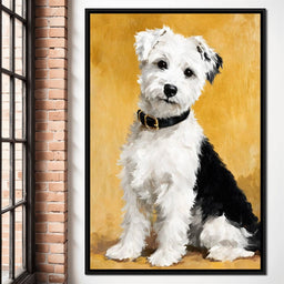 Furry Companion Golden Glow - NicheCanvas