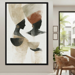 Two Souls Sharing A Morning Ritual - NicheCanvas