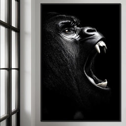 Primal Roar Silence Echoes - NicheCanvas