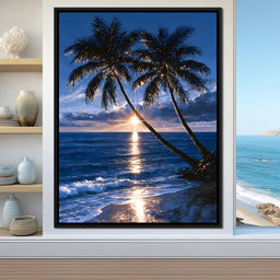 Last Light Over Distant Shores - NicheCanvas