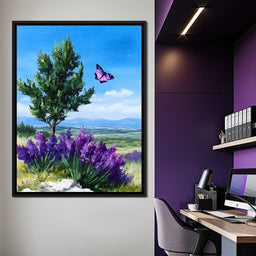 Butterfly Meadow Bliss - NicheCanvas