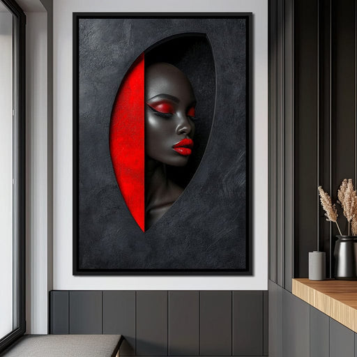 Scarlet Whisper - TooplesArt Canvas Print