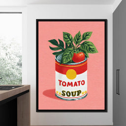 Pop Tomato Soup Garden Can - NicheCanvas