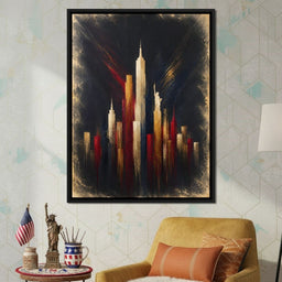 Gilded Heights of a Proud Nation - NicheCanvas