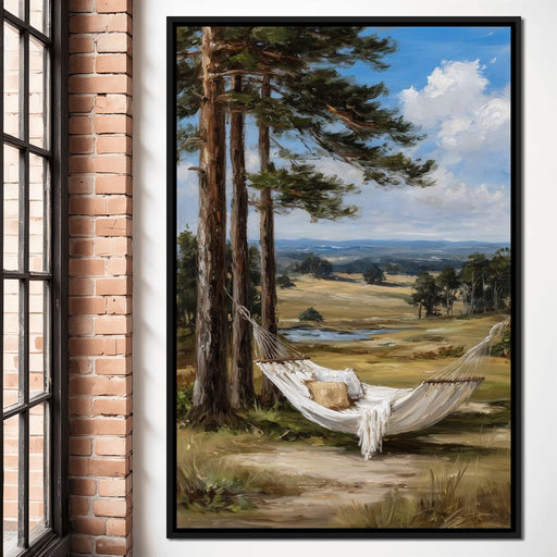Pine Hammock Country Escape Canvas Print