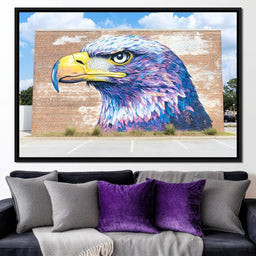 Street Art - Eagle Majesty - NicheCanvas