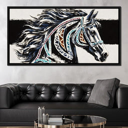 Majestic Stallion Tapestry - Alicia Smith - NicheCanvas