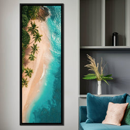 Peaceful Paradise Beach - NicheCanvas