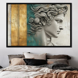 Golden Revelation of Parthenon - Wildrose Creations - NicheCanvas