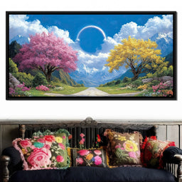 Rainbow Valley Tranquility - NicheCanvas