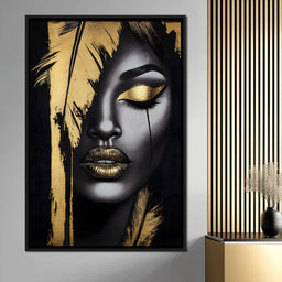 Golden Elegance Enigma - NicheCanvas