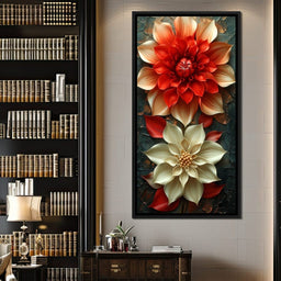 Autumnal Bloom Symphony - NicheCanvas