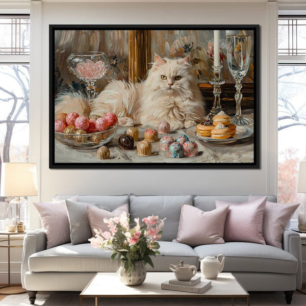 Feline Feast of Sweets | NicheCanvas